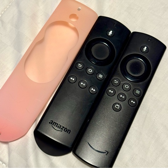Amazon Firestick Remote Bundle with Pink Protective Cover, Alexa Voice Features - Picture 2 of 3